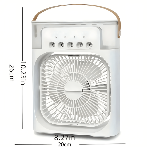 VENTILADOR ENFRIADOR DE AIRE PORTÁTIL 3 EN 1 RECTANGULAR - Imagen 3