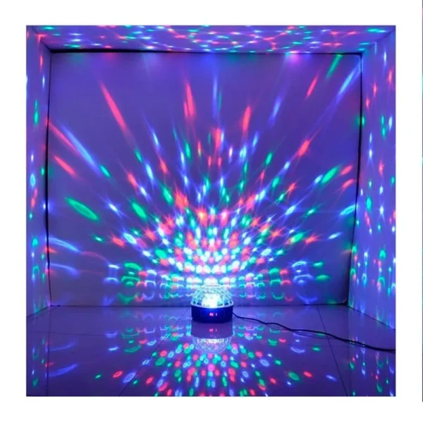 Bola de Luces LED Psicodélicas + Parlante Bluetooth - Imagen 2