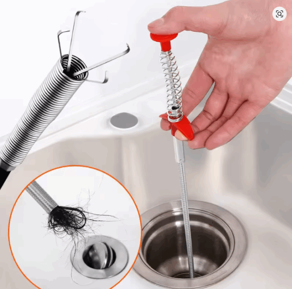 Desatorador Flexible de Tuberías Baño Tipo Garra - Imagen 2