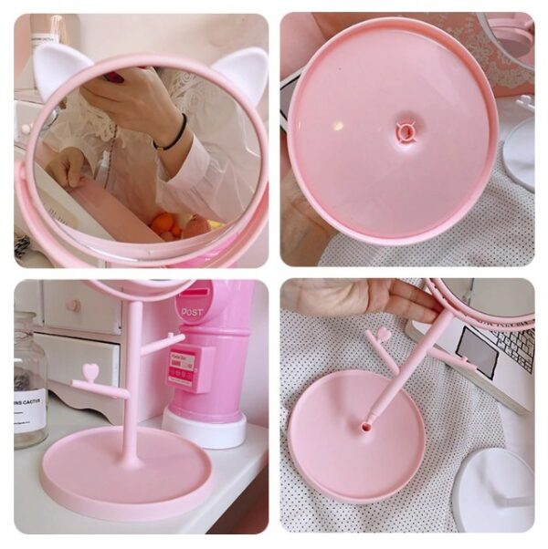 Espejo Grande Joyero organizador gatito Kawaii Kitty - Imagen 4