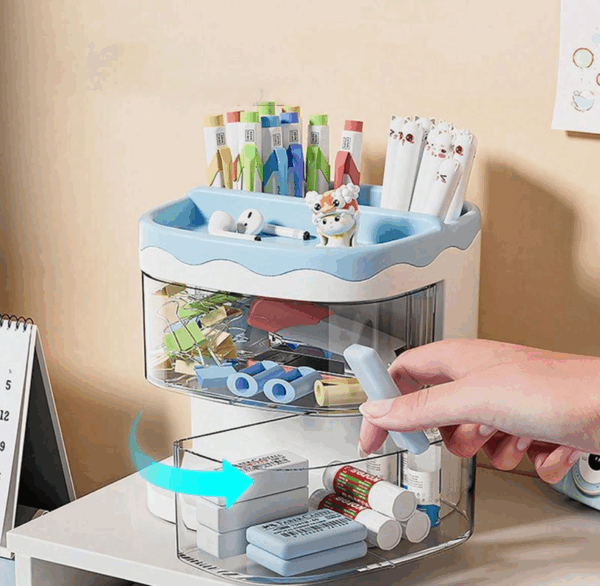 Organizador de Escritorio Oficina Porta Lapiceros Plumones Papelería - Imagen 4