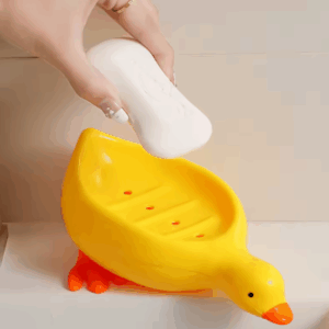 Jabonera Pequeña de Pato Amarillo