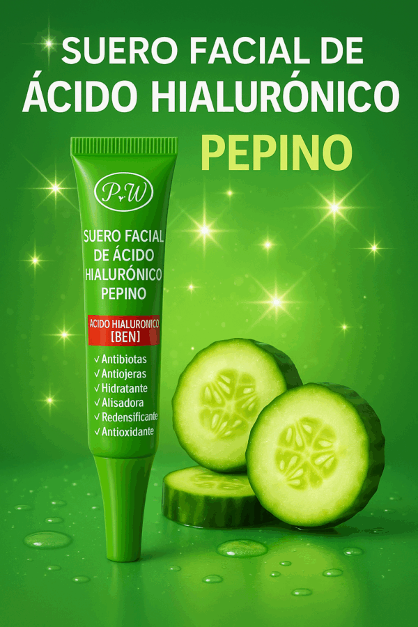 CREMA PARA CONTORNO DE LOS OJOS ACIDO HIALURONICO PEPINO 8 en 1 - Imagen 2