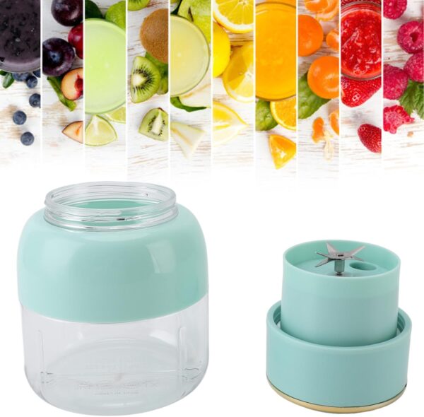 Batidora Portátil Usb Recargable Cuchillas De Acero Inoxidable 800 ML - Imagen 3