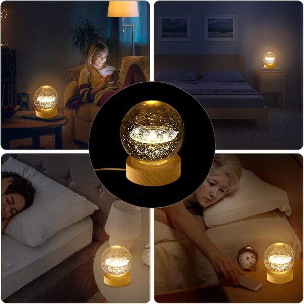 Lámpara Bola de cristal LED Galaxia USB - Imagen 6