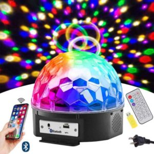 Bola de Luces LED Psicodélicas + Parlante Bluetooth
