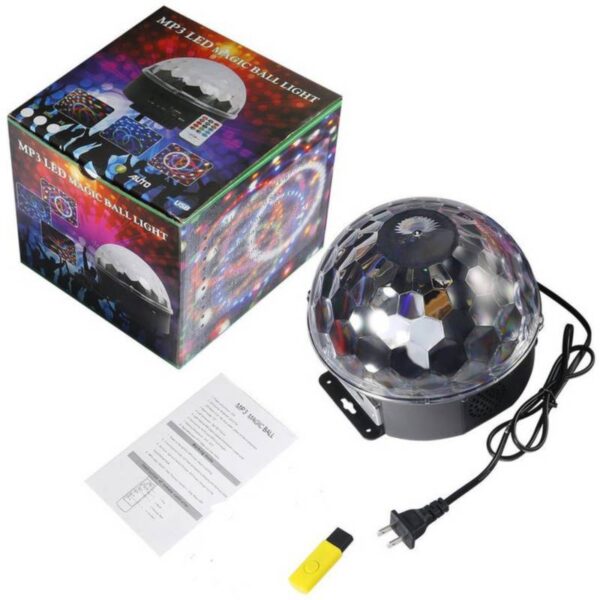 Bola de Luces LED Psicodélicas + Parlante Bluetooth - Imagen 3