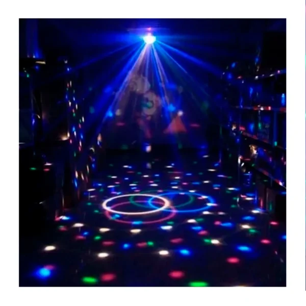 Bola de Luces LED Psicodélicas + Parlante Bluetooth - Imagen 4