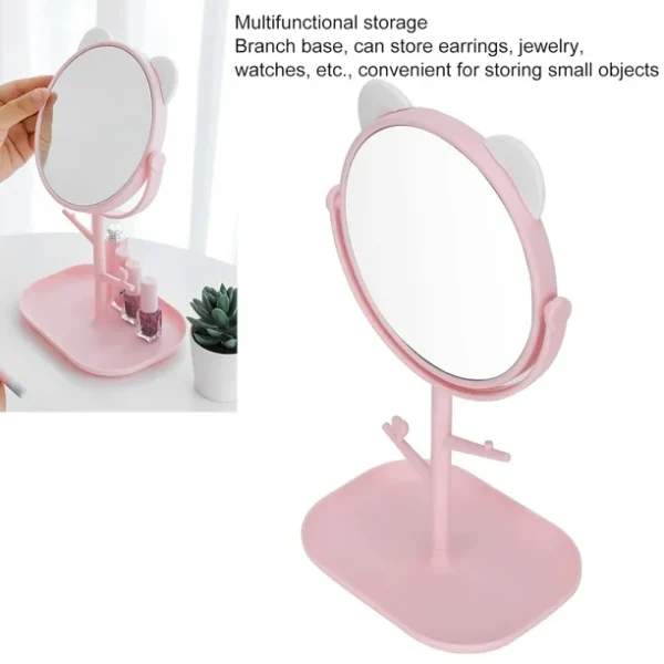 Espejo mini Joyero organizador gatito Kawaii Kitty - Imagen 2
