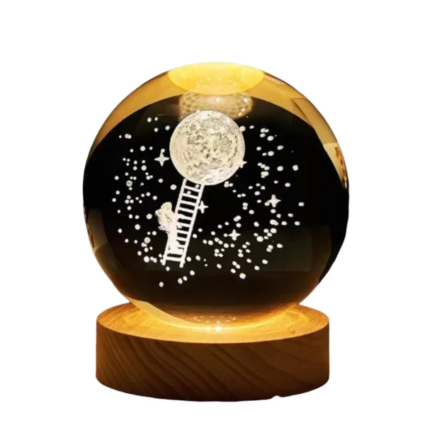 Lámpara Bola de cristal LED Galaxia USB - Imagen 2