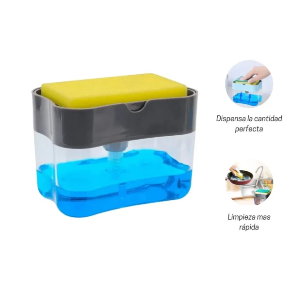 Dispensador de Lavavajilla y Jabón Líquido para Cocina - Imagen 2