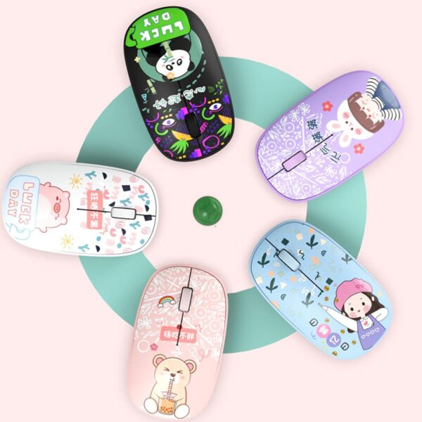 Mouse Kawaii Bluetooth 5.0 Laptop / Móvil - Imagen 5