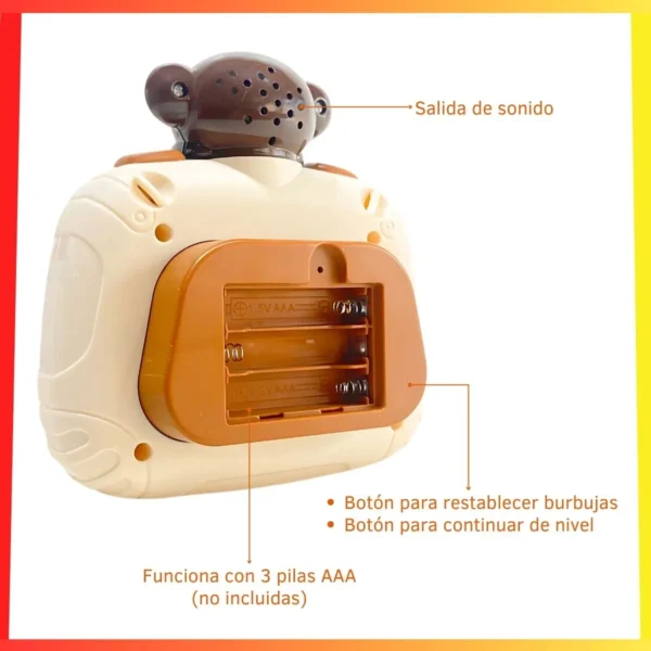 Pop It Electrónico Juguete Interactivo Antiestrés Sensorial Mono - Imagen 6