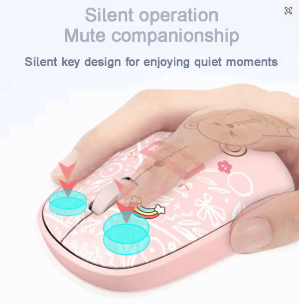 Mouse Kawaii Bluetooth 5.0 Laptop / Móvil - Imagen 8
