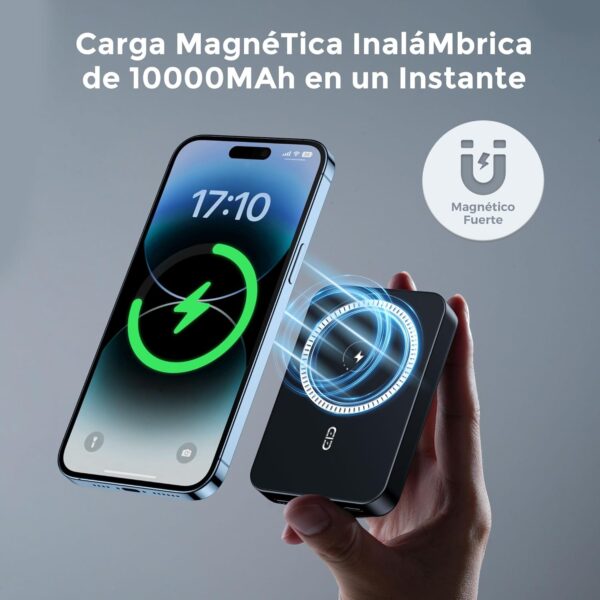 Batería Externa con Magsafe PowerBank Magnético 10000mAh - Imagen 2