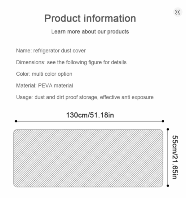 Funda protectora premium para refrigeradora/lavadora - Imagen 6